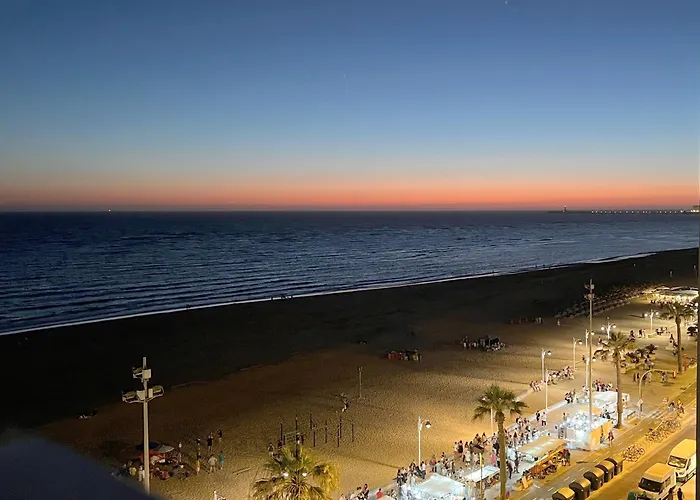 Sunset Victoria Beach Cádiz