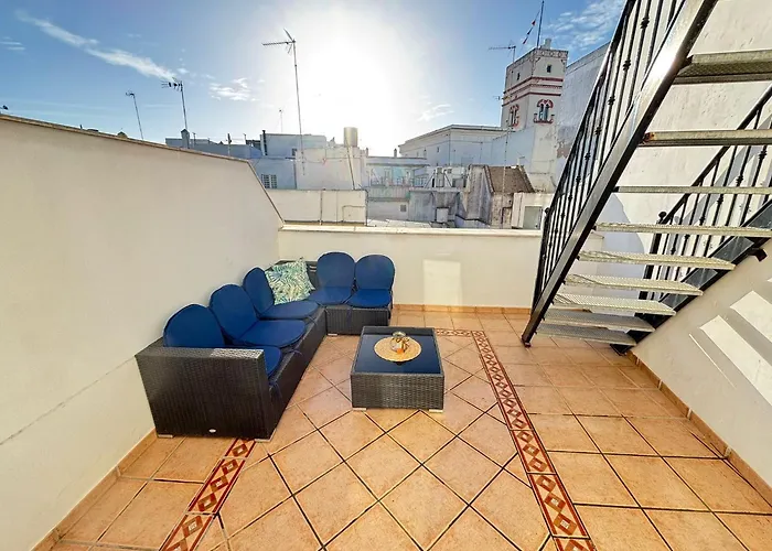 Apartamento CDZ - Ático Tavira two private terraces with great views Cádiz