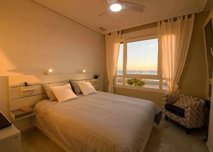 Preciado apartamento con vistas frontales al mar Cádiz